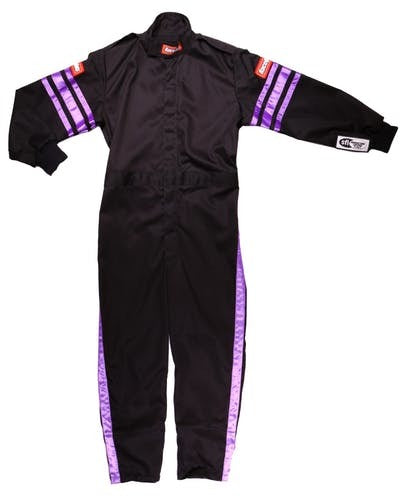 Black Suit Single Layer Kids XX-Small Purple Tri