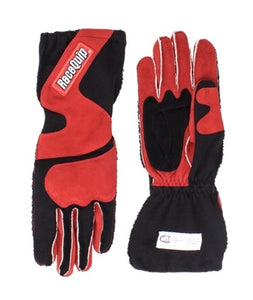 Gloves Outseam Black/Red Small SFI-5