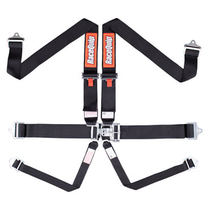 6pt Harness Set L&L Black SFI