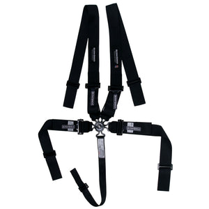 Harness Camlock 5pt Blk Indiv Shoulder 3in P/D