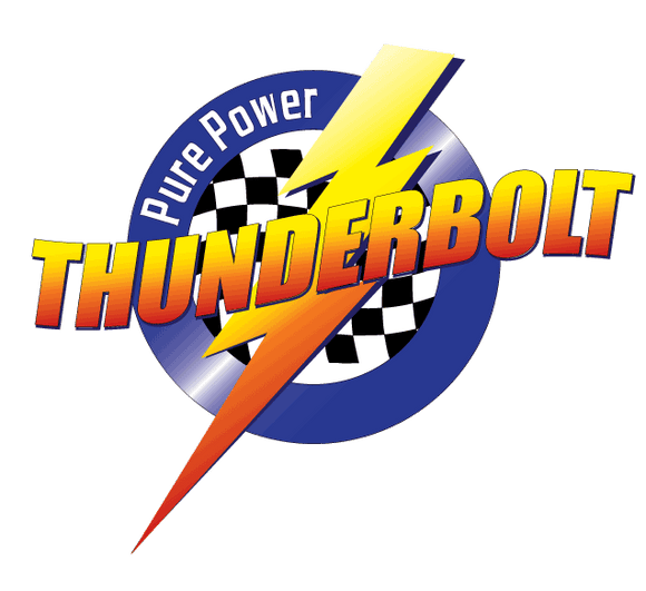 Thunderbolt Logo Design Black Circle